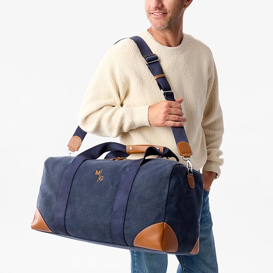 Jordan Canvas and Leather Weekender