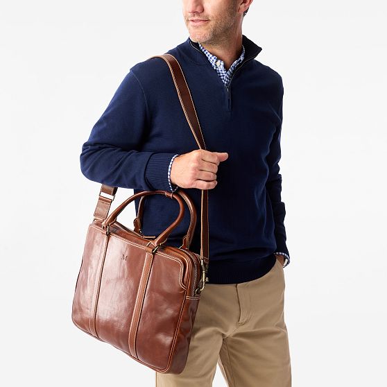 Marco Italian Leather Briefcase