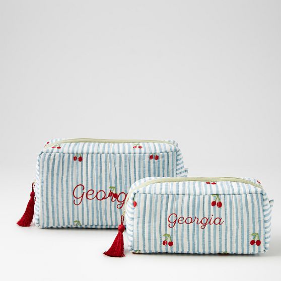 Embroidered Travel Pouch