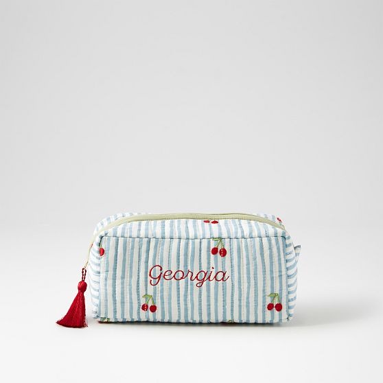 Embroidered Travel Pouch