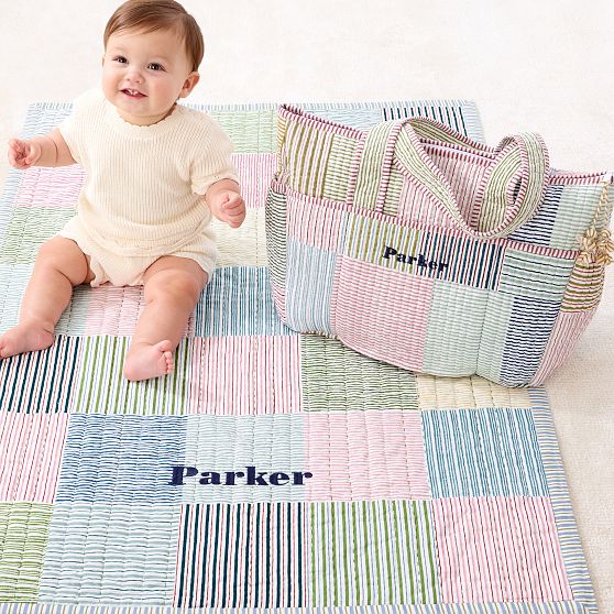 Block Print Quilted Blanket