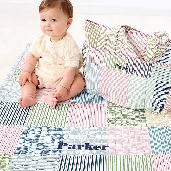 Block Print Quilted Blanket