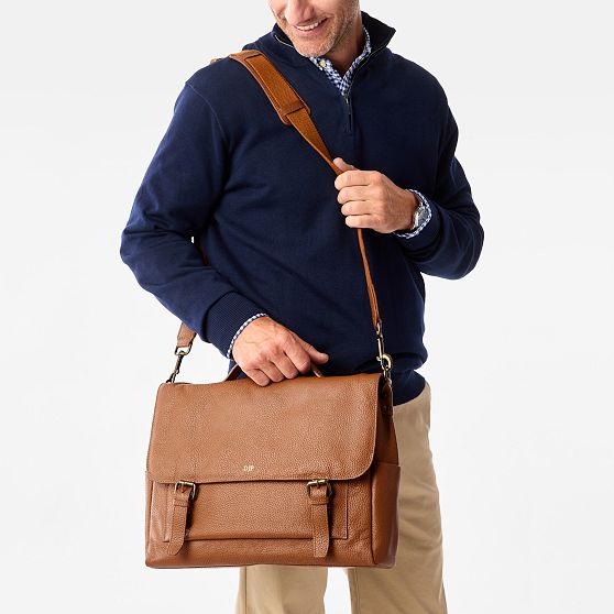 Harvey Leather Messenger Bag