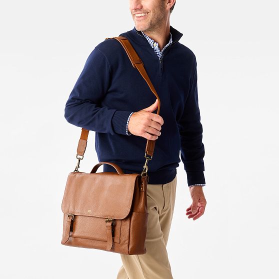 Harvey Leather Messenger Bag