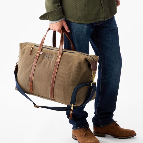 Hudson Sutler Waxed Canvas and Leather Weekender