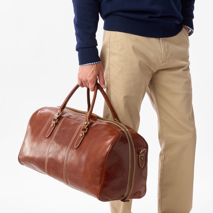 Marco Italian Leather Weekender Bag | Mark and Graham