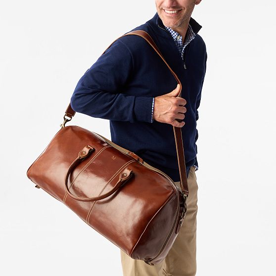 Marco Italian Leather Weekender