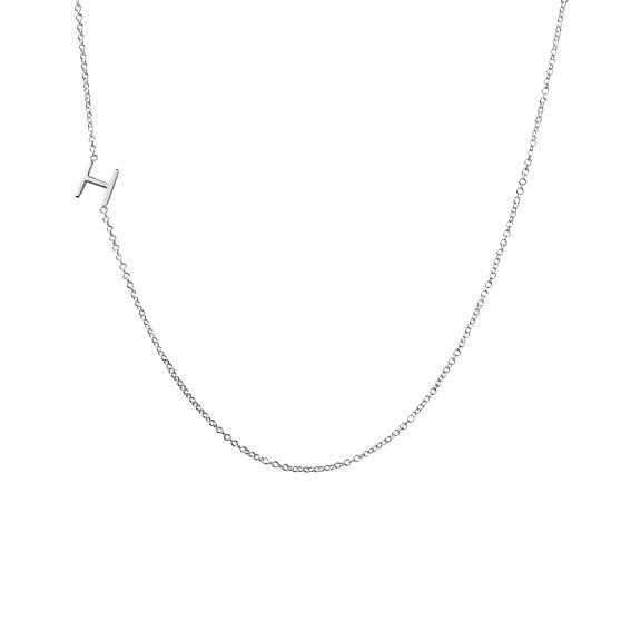 Maya Brenner Asymmetrical Initial Necklace