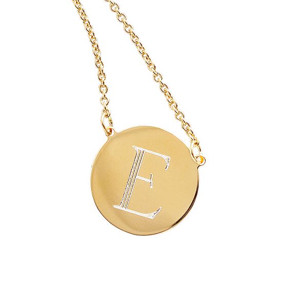 Sarah Chloe Cara Disc Necklace