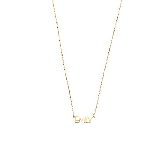 Sarah Chloe Modern Block Necklace