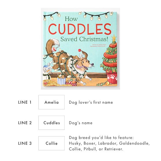 &ldquo;How My Dog Saved Christmas&rdquo; Personalized Book
