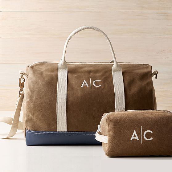 Mark &amp; Graham x Steele Waxed Canvas Travel Pouch​