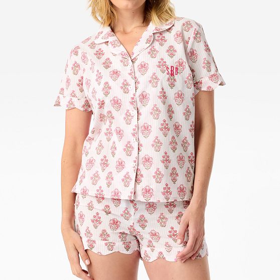 Block Print Short Pajama Set