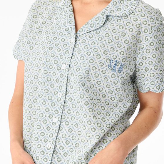 Block Print Short Pajama Set