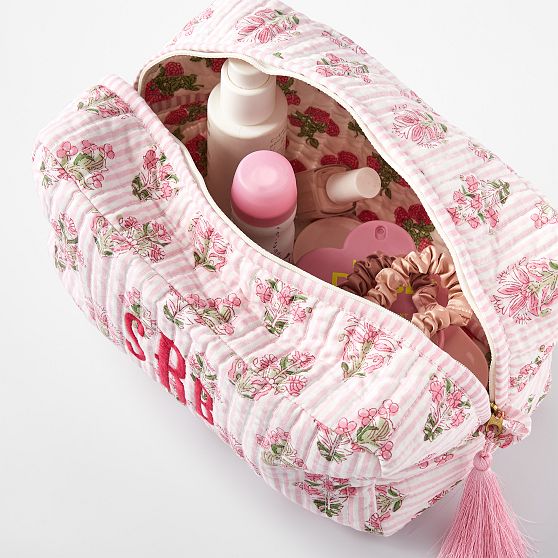 Block Print Travel Pouch Set