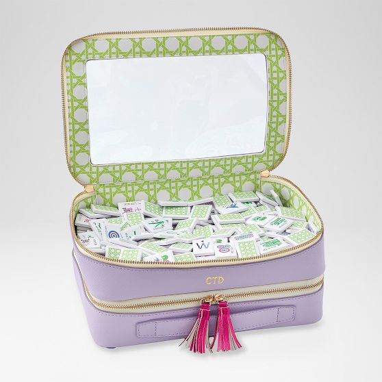 Oh My Mahjong Travel Tile and Rack Set
