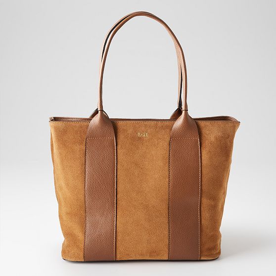Luciana Italian Suede Tote
