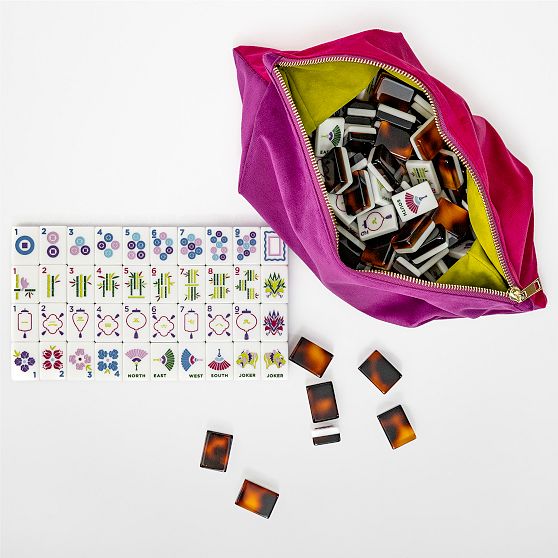 Bam Bird Boutique Tortoise Mahjong Tile Set