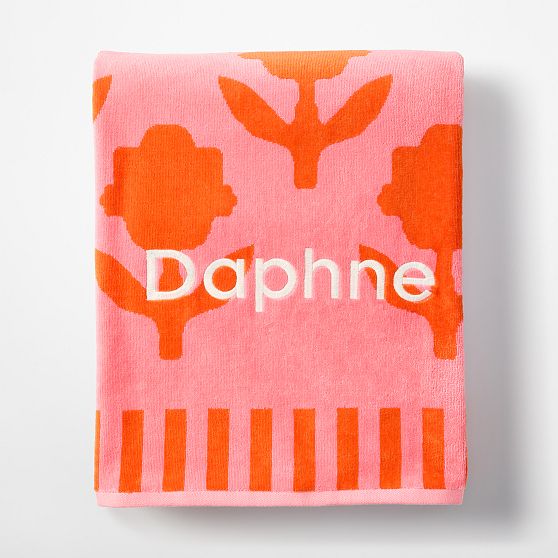 Bloom Terry Velour Beach Towel​