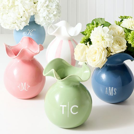 Ceramic Ruffle Vase