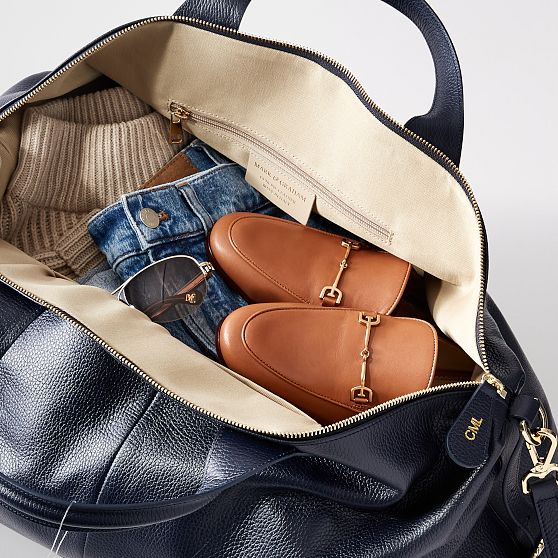 Gianna Italian Leather Weekender