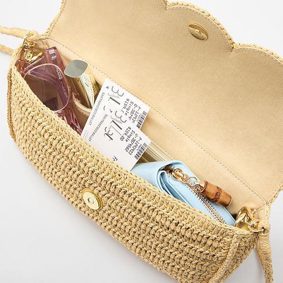 Soleil Handwoven Crossbody Clutch