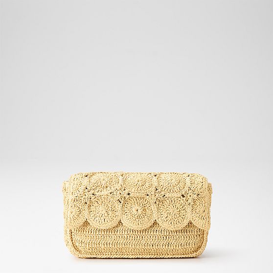 Soleil Handwoven Crossbody Clutch