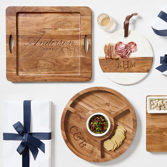 Square Wood Cheese Board Tray