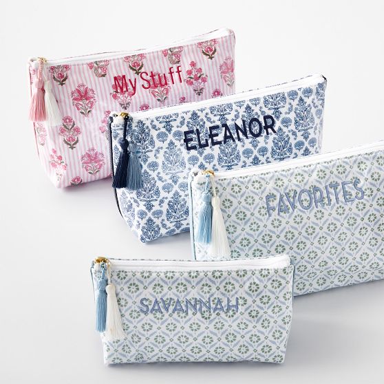 Clear Coated Travel Pouch