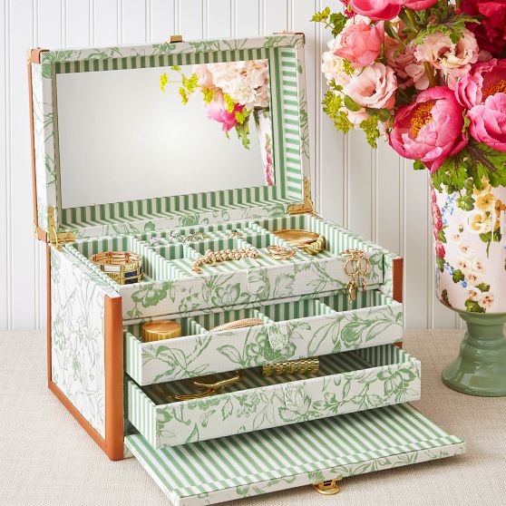 Sanderson Deluxe Jewelry Trunk | Mark and Graham
