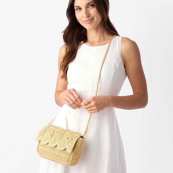 Soleil Handwoven Crossbody Clutch