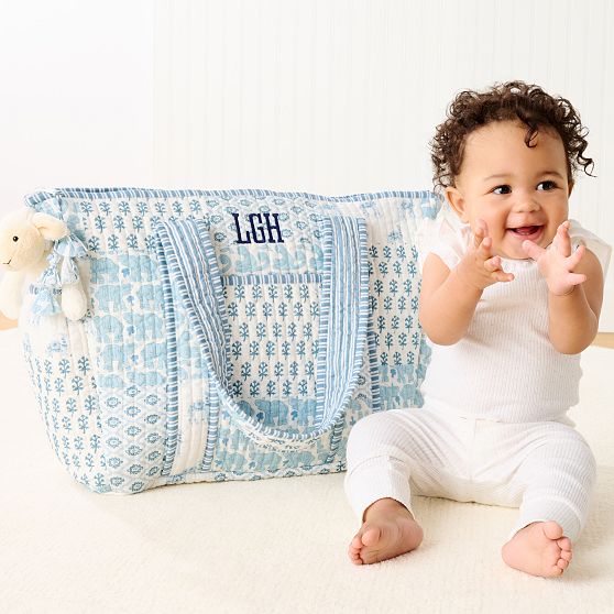 Patchwork Quilted Diaper Bag