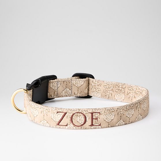 Block Print Dog Collar