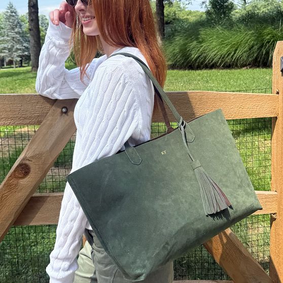 Fillmore Faux Suede Tote
