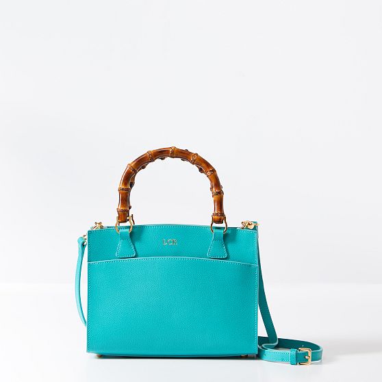Bamboo Italian Leather Crossbody