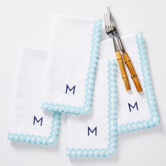 Ric Rac Napkins, Set of 4