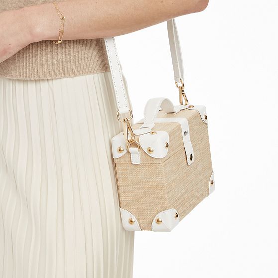 Montauk Raffia Crossbody