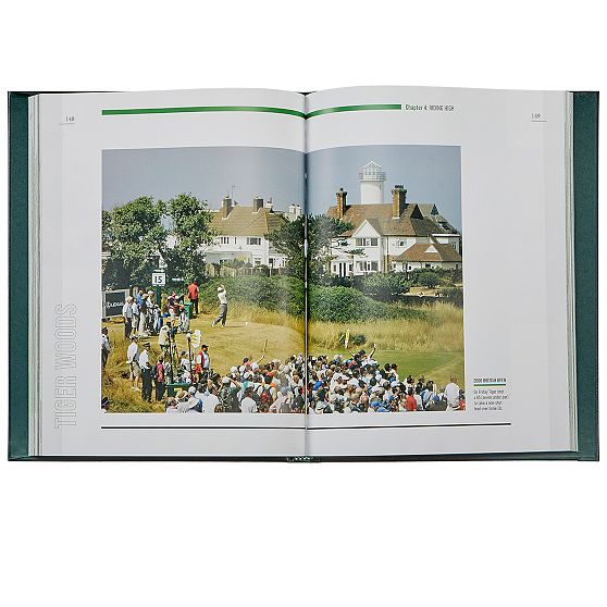 Leather-Bound &ldquo;Tiger Woods&rdquo; Book