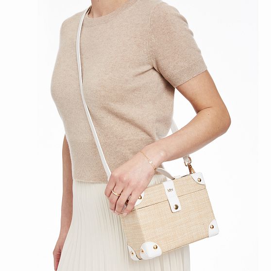 Montauk Raffia Crossbody