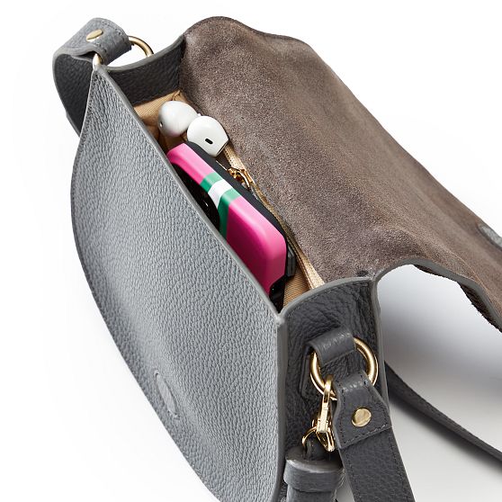 Suede Saddle Crossbody