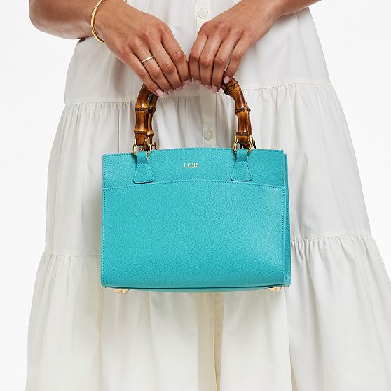 Bamboo Italian Leather Crossbody