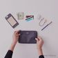 Video 1 for Leather Commute Zipper Pouch