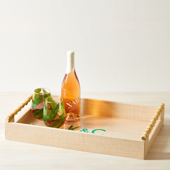 Bamboo Raffia Tray