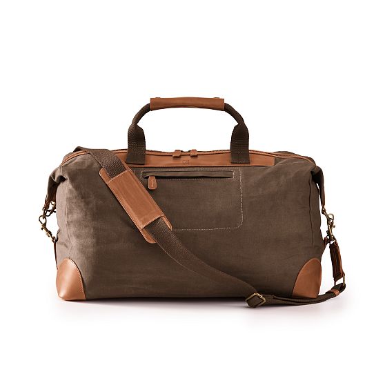 Beckett Waxed Canvas and Leather Weekender