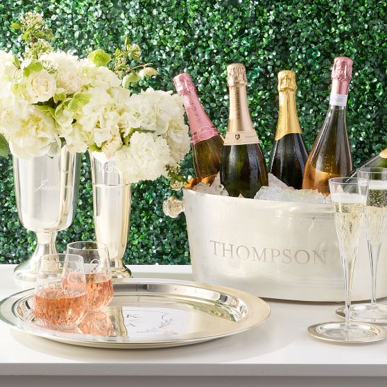 Silver Etched Party Tub