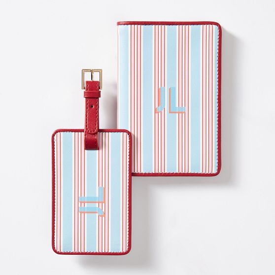 Mark &amp; Graham x Jennifer Lake Luggage Tag &amp; Passport Case Set
