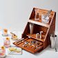 Video 1 for Madison Acacia Wood Tabletop Bar Set