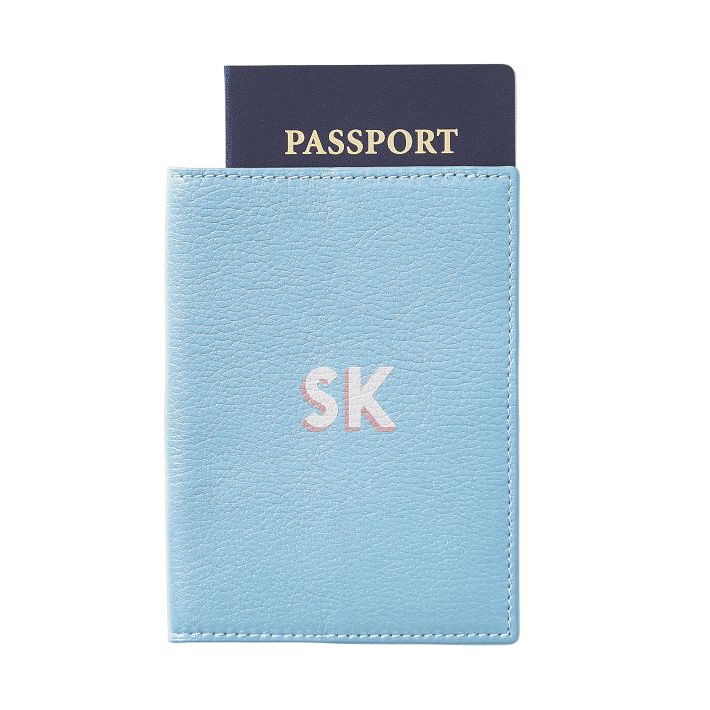Leather Passport Case – Monogrammable Travel Gift | Mark and Graham
