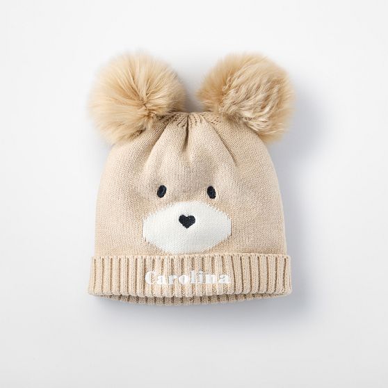 Baby &amp; Toddler Knit Teddy Bear Hat