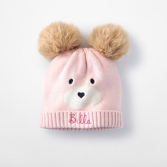 Baby &amp; Toddler Knit Teddy Bear Hat